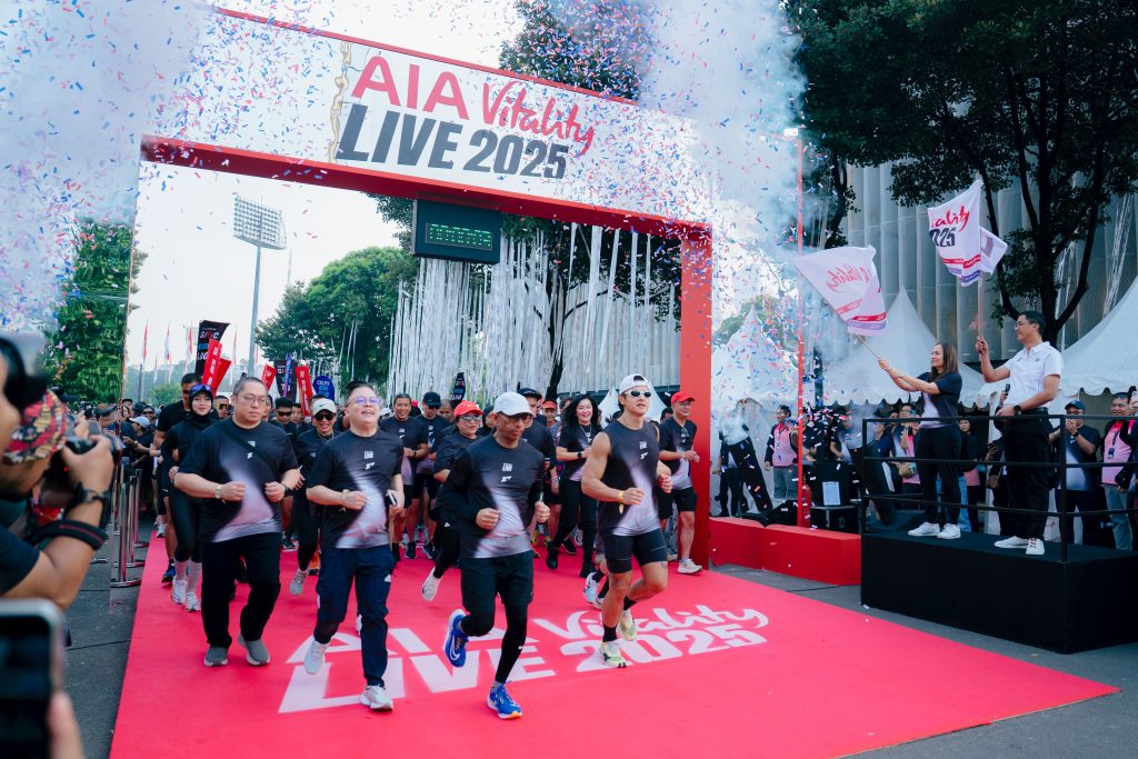 AIA Vitality Live 2025 Ajak 4.000 Peserta Hidup Sehat dan Bahagia 1 5K Run with Dion Wiyoko