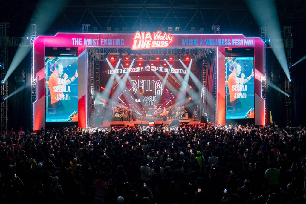 AIA Vitality Live 2025 Ajak 4.000 Peserta Hidup Sehat dan Bahagia 2 Music Concert from Dewa 19 Feat. Ello 2