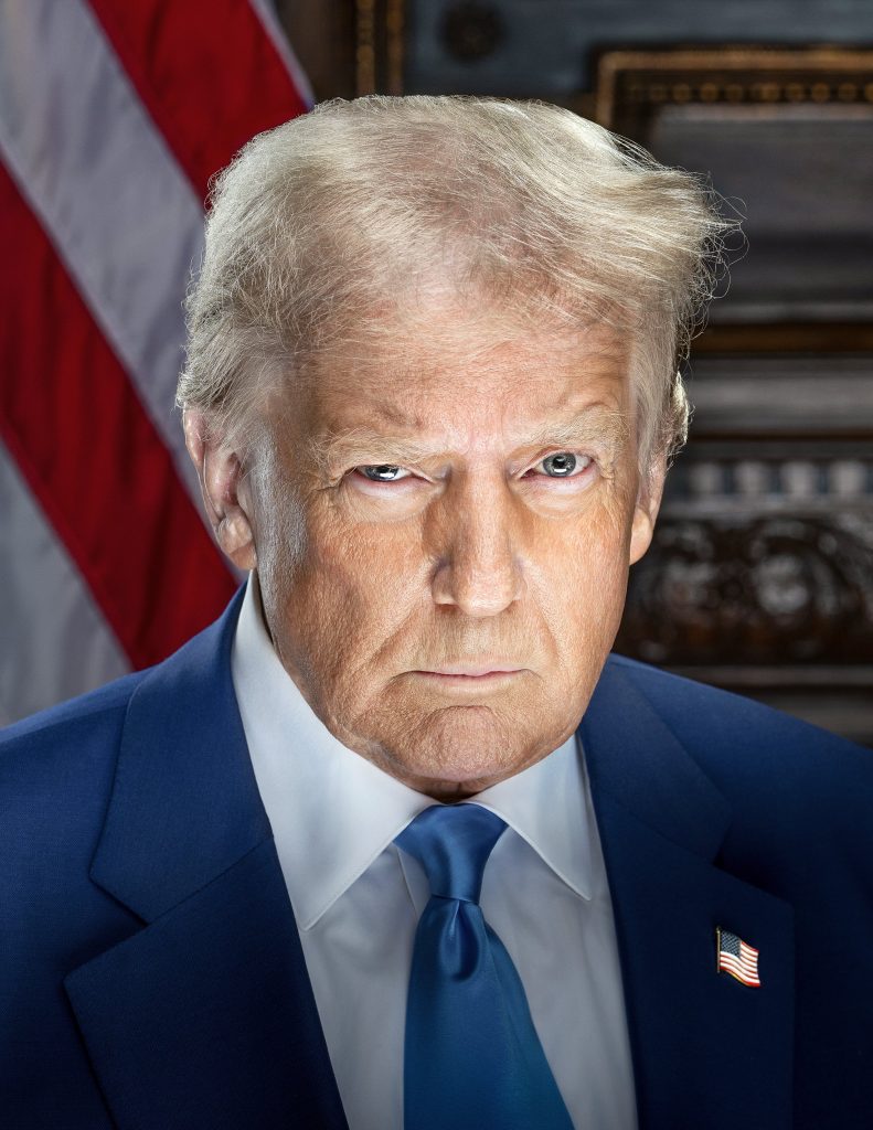 January 2025 Official Presidential Portrait of Donald J. Trump