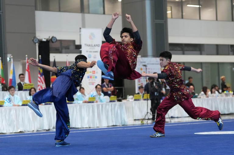 4586tim wushu indonesia sukses raih juara umum di sea games 2025 thailandsh