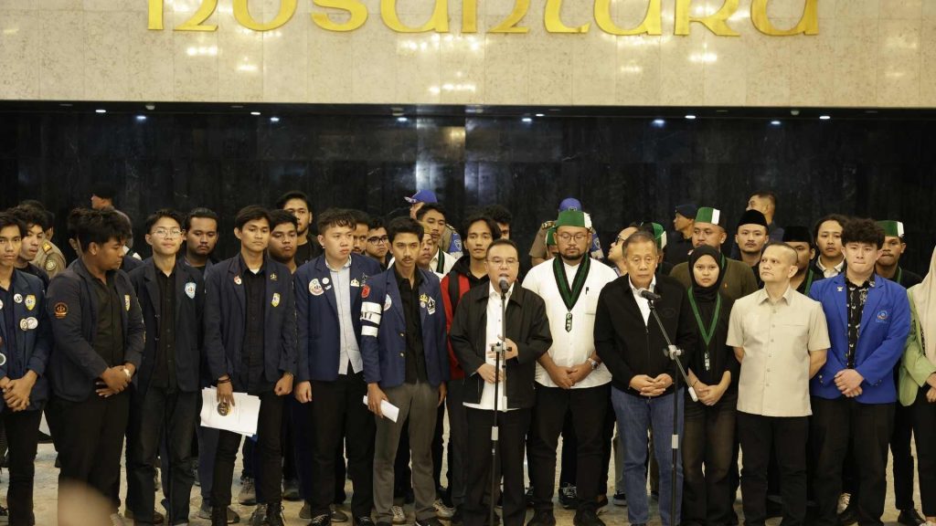 Sufmi Dasco Janji Kawal Aspirasi Mahasiswa
