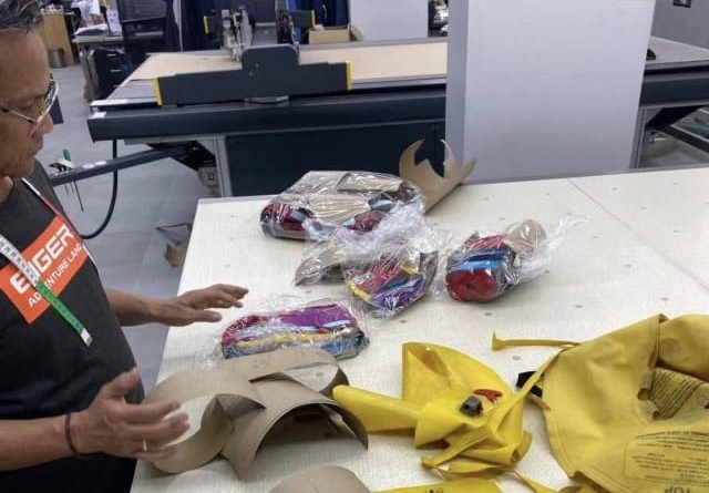 Garuda Indonesia dan Eiger Sulap Material Bekas Jadi Tas Upcycle
